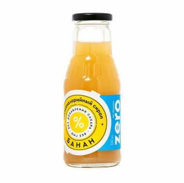 Mr.Djemius ZERO Сироп низкокалорийный &quot;Банан&quot; 330г — 65fit