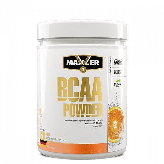 #MAXLER Аминокислоты BCAA 2:1:1 Powder без сахара 420гр Апельсин фото 1 — 65fit