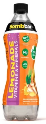 ТМ Bombbar Напиток безалкогольный газиров. обогащ. "Лимонад со вкусом имбиря и лемонграсса" 500мл &mdash; 65fit