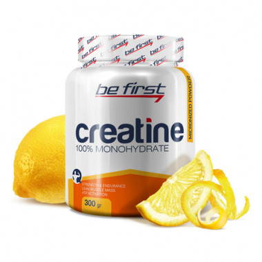 BE FIRST Creatine Micronized Powder Лимон 300г — 65fit