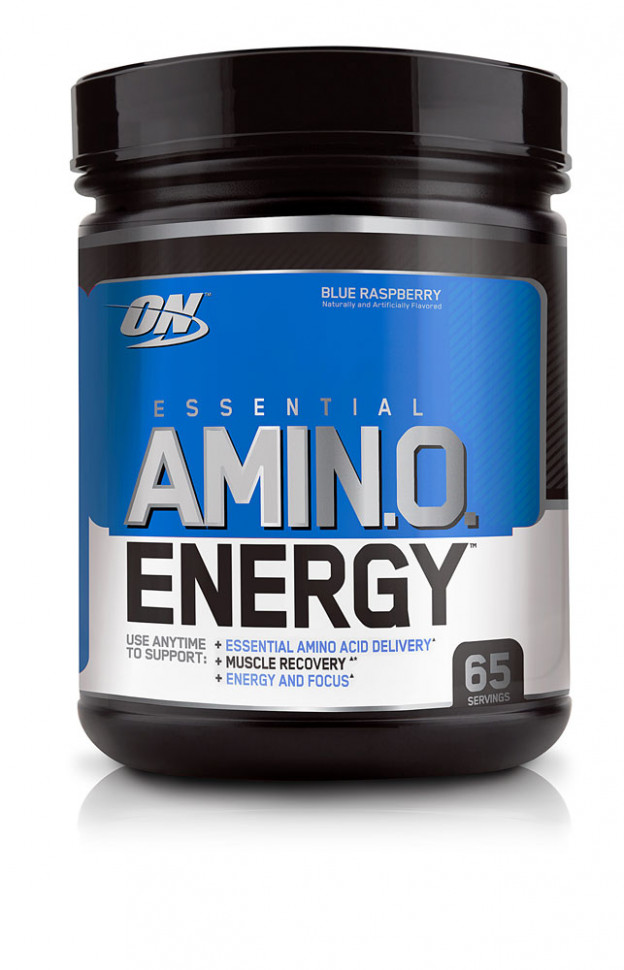 Essential Amino Energy Blue Raspberry 585g, Optimum Nutrition фото 1 — 65fit