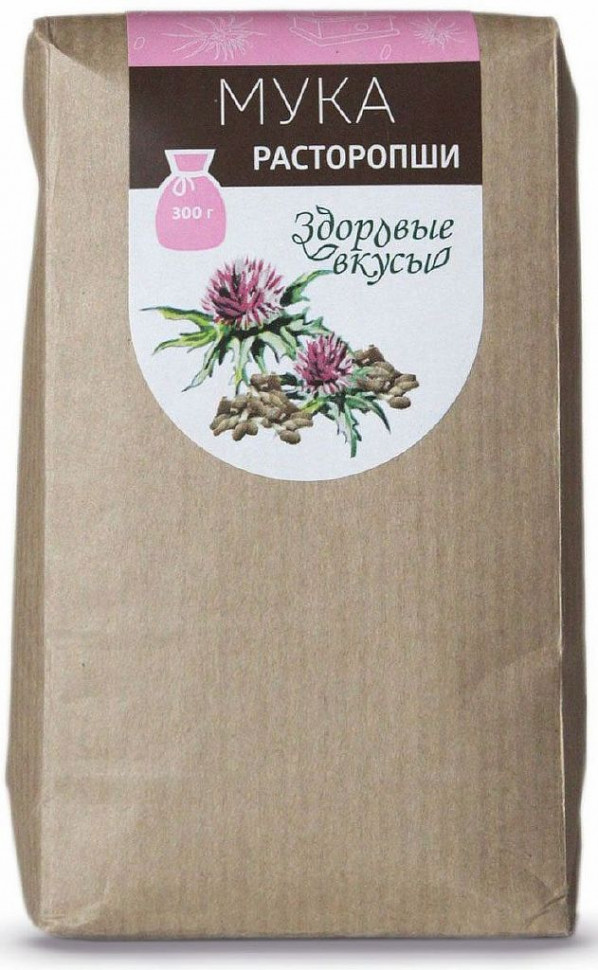 ЗДОРОВЫЕ ВКУСЫ Мука расторопши 300г фото 1 — 65fit