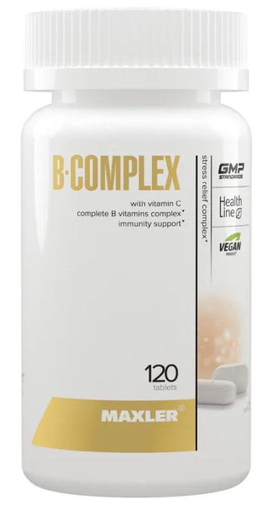 #MAXLER B-complex 120tabs фото 1 — 65fit