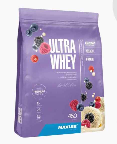 #Maxler Ultra Whey 450g Wild Berry Ice Cream фото 1 — 65fit