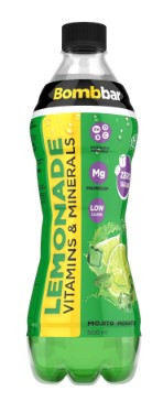 ТМ Bombbar Напиток безалкогольный сильногазир. обогащ. со вкусом лимона и мяты "Мохито" 500мл &mdash; 65fit