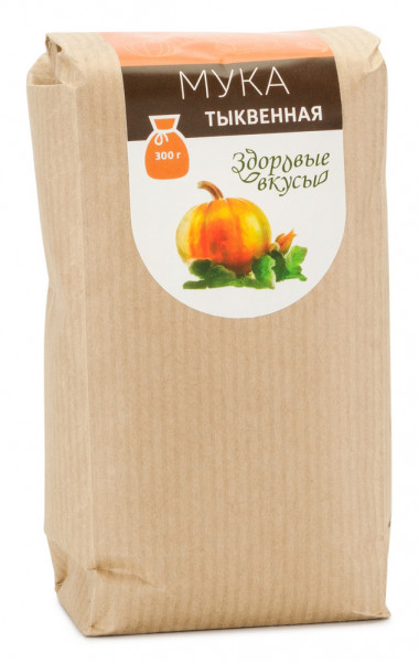 ЗДОРОВЫЕ ВКУСЫ Мука тыквенная 300г — 65fit