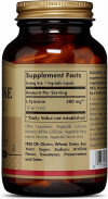 SOLGAR L-Tyrosine 500 mg 100 Vegetable Capsules фото 2 — 65fit
