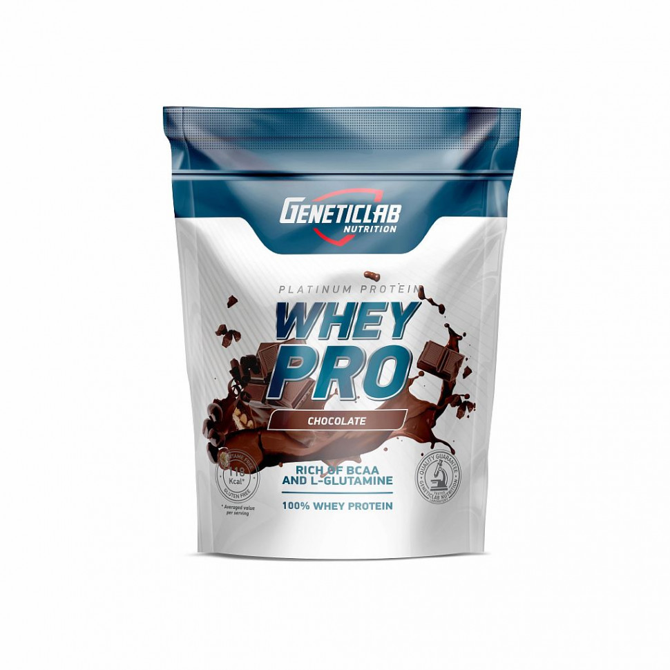 GeneticLab WHEY PRO Шоколад 1000g фото 1 — 65fit