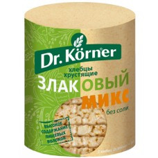 DR.KÖRNER Хлебцы хрустящие "Злаковый микс" без соли 90г фото 1 — 65fit