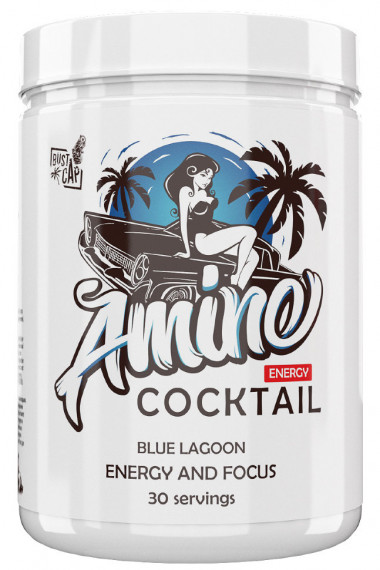 Amino Coctail Blue Lagoon 360гр, Busta Cap — 65fit