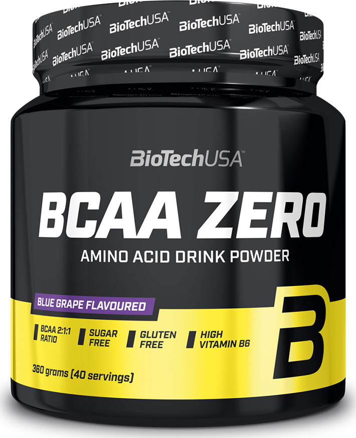 Порошок BCAA Zero Виноград 360г (40 порций), BioTechUSA™ фото 1 — 65fit