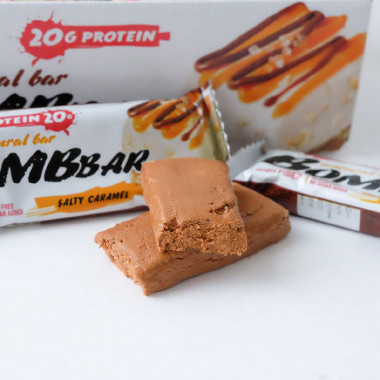 BOMBBAR Батончик неглазированный &quot;Соленая карамель&quot; 60г — 65fit