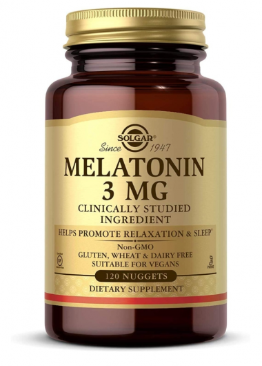 #SOLGAR Melatonin 3 mg 120 nuggets — 65fit