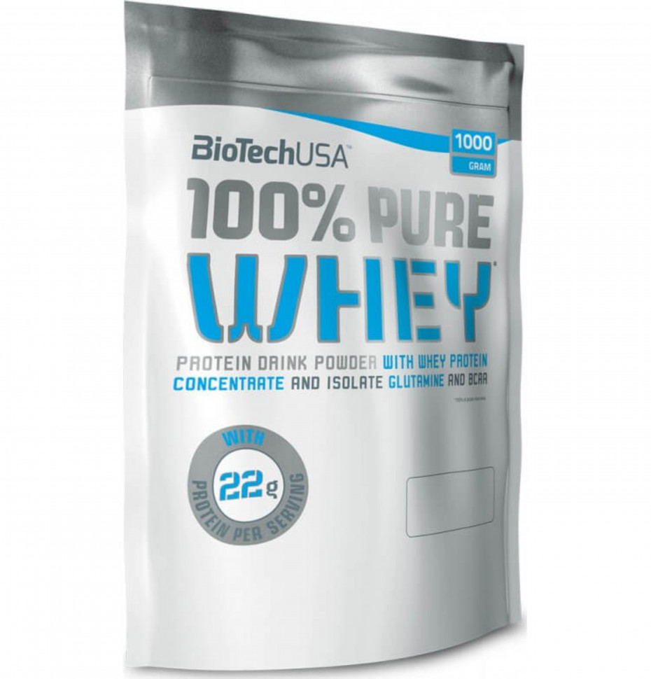 #BioTech Pure Whey 1000g (Вишневый йогурт) фото 1 — 65fit