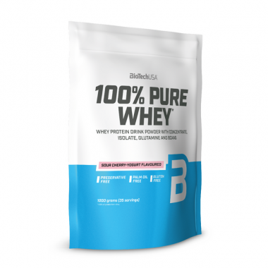 #BioTech Pure Whey 1000g (Вишневый йогурт) — 65fit
