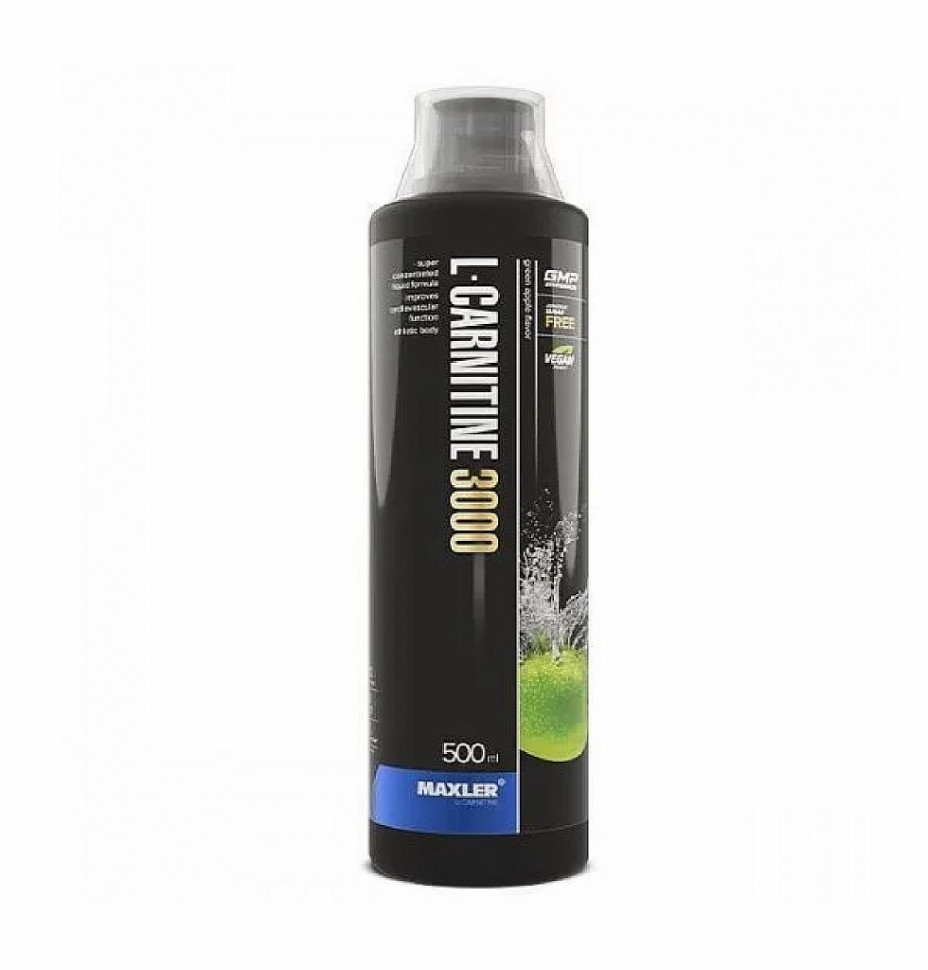 #Maxler L-CARNITINE 3000 500ml Зеленое яблоко фото 1 — 65fit