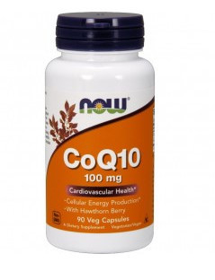 #NOW CoQ10 100 mg 90 vCapsules фото 1 — 65fit