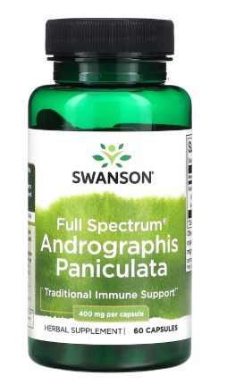 #Swanson Full Spectrum Andrographis Paniculata 400 mg 60 Caps &mdash; 65fit