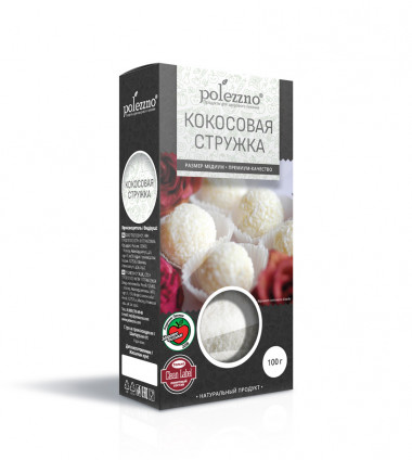 POLEZZNO Кокосовая стружка 100г — 65fit