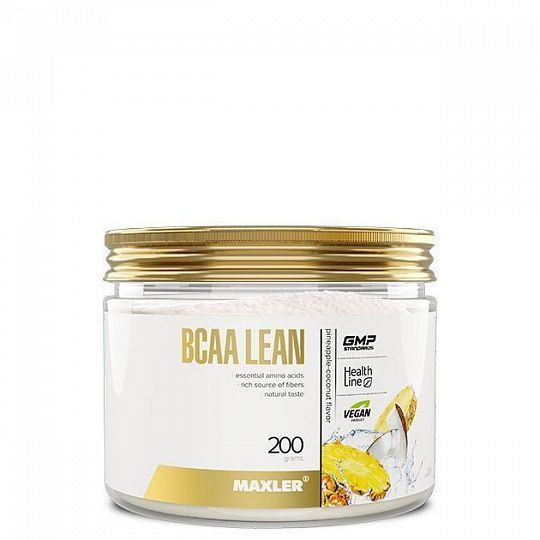 #MAXLER БЦАА Lean (vegan) 200g Pineapple Coconut фото 1 — 65fit