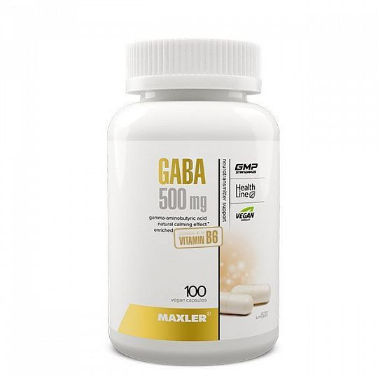 #MAXLER  GABA 500 mg 100 Capsules фото 1 — 65fit