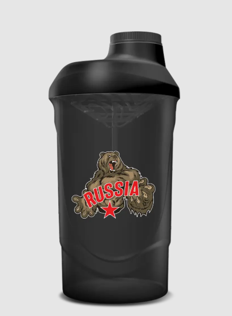Шейкер "Russian Bear Red Star" 600мл фото 1 &mdash; 65fit