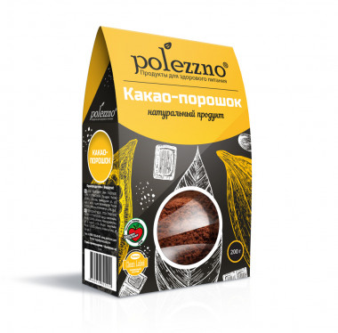 POLEZZNO Какао-порошок натуральный 200г — 65fit