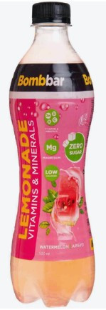 АКЦИЯ 3+1**Bombbar Напиток б/а Лимонад со вкусом арбуза ПЭТ 500мл/12 — 65fit