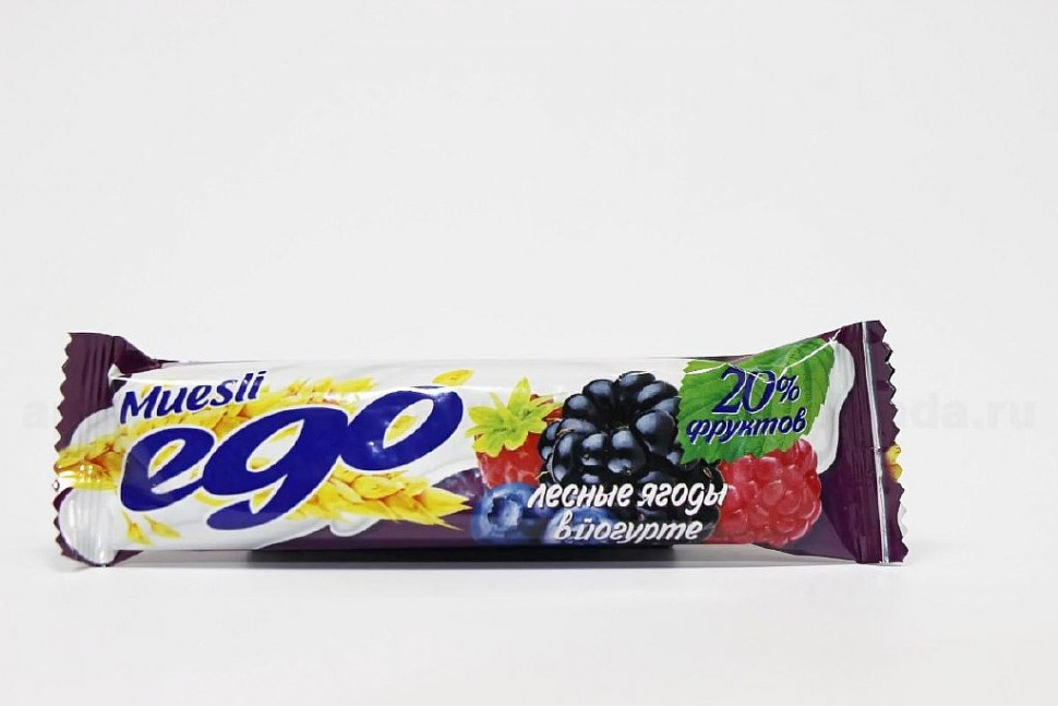 EGO Classic Батончик мюсли Лесные ягоды в йогурте 25г фото 1 — 65fit
