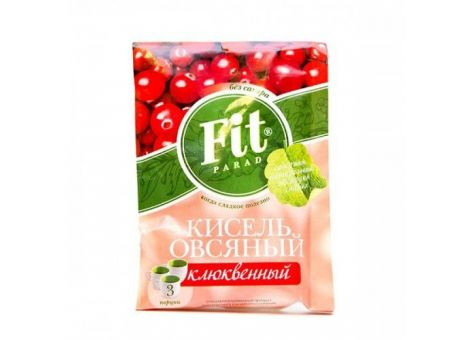 Кисель овсяный Клюквенный 50гр, Fit Parad фото 1 — 65fit