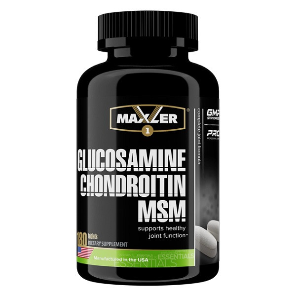 #MAXLER Glucosamine-Chondroitin-MSM 180 tabs фото 1 — 65fit