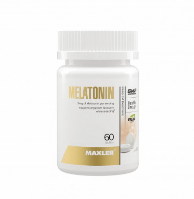 #MAXLER Melatonin 3 mg 60 tabs — 65fit