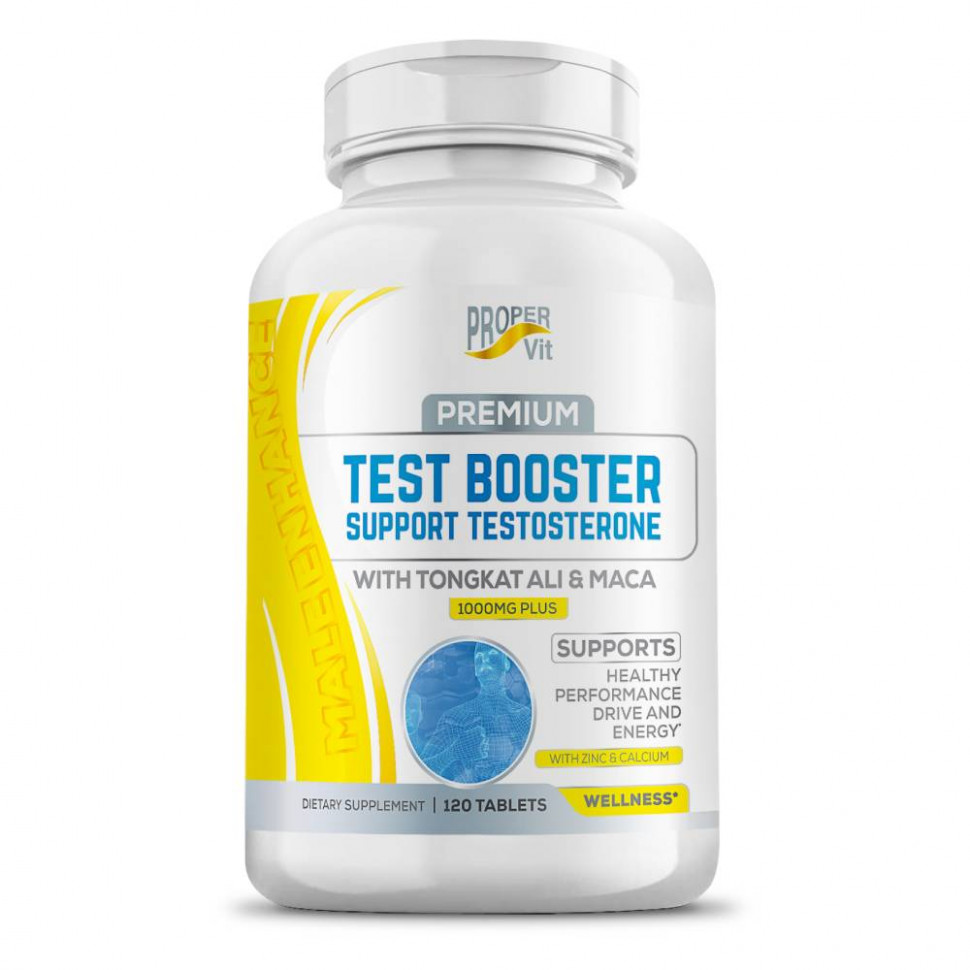 #PROPER VIT Test Booster increase testosterone 100mg 120tab фото 1 — 65fit