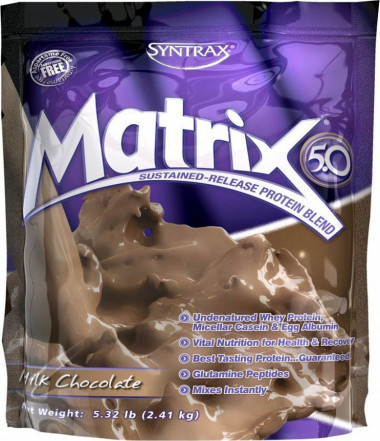 Matrix 5,0 молочный шоколад 2270g, Syntrax — 65fit