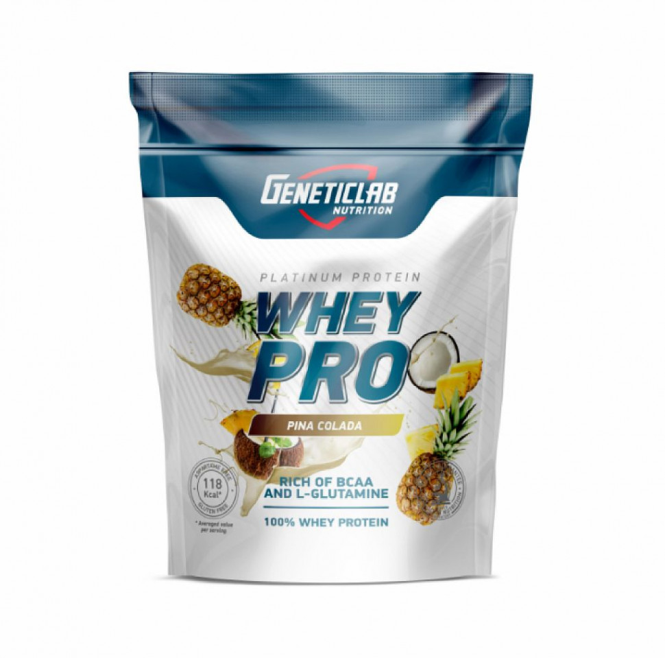 GeneticLab WHEY PRO Пина-колада 1000g фото 1 — 65fit