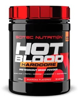 #SCITEC NUTRITION Hot Blood Hardcore 375g (Blackcurrant) — 65fit
