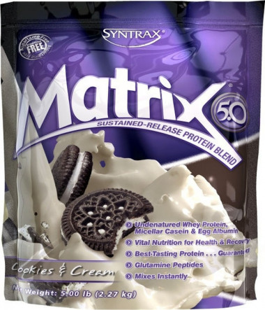 Matrix 5,0 печенье-арахис 2270g, Syntrax — 65fit