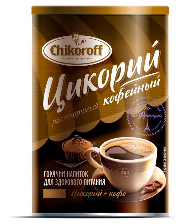 Цикорий с кофе 120гр, Chikoroff фото 1 — 65fit