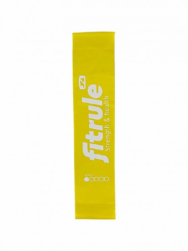 FITRULE Фитнес резинка для ног (3 кг, желтая) — 65fit