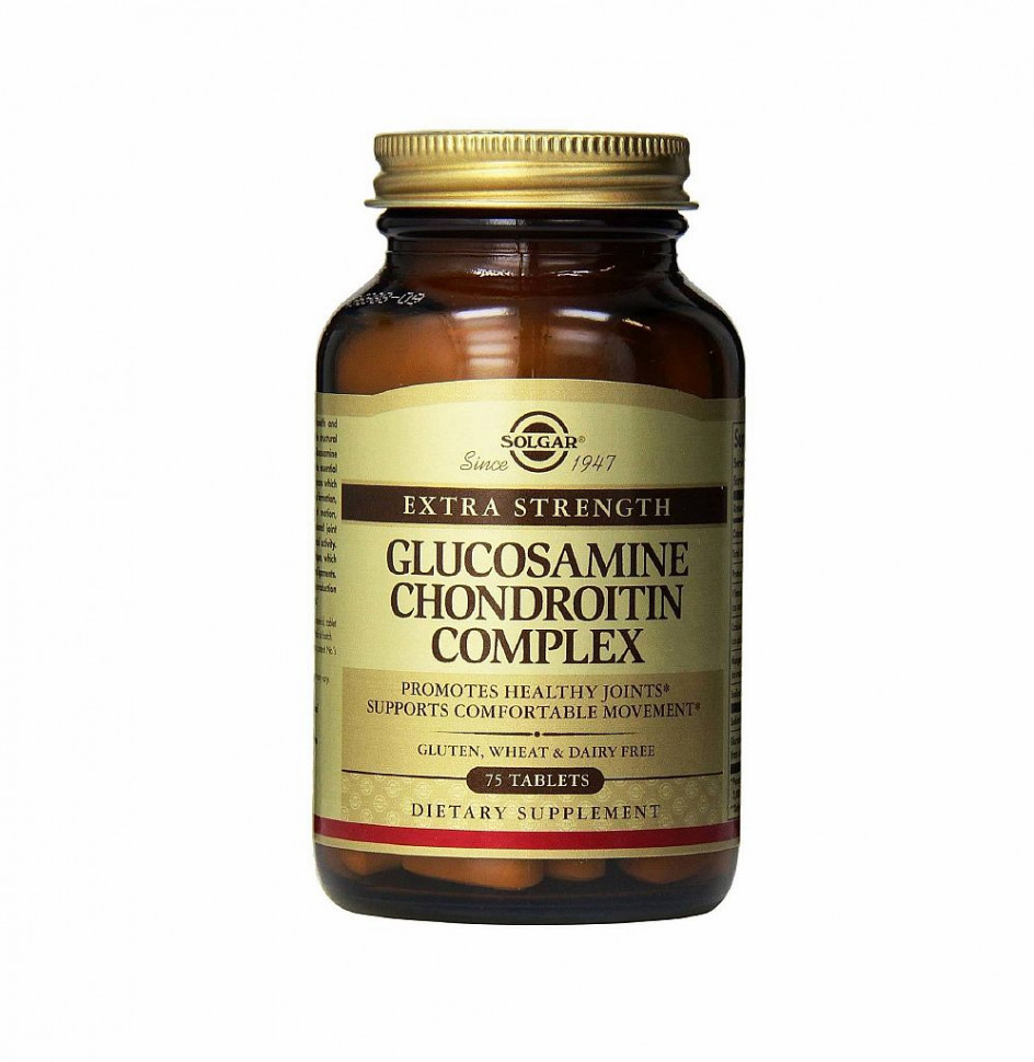 #SOLGAR Glucosamine Chondroitin Complex 75 Tablets фото 1 — 65fit