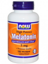 #NOW Melatonin 5 mg 180 caps фото 1 — 65fit