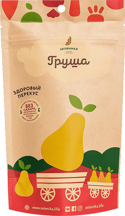 Здоровый фруктовый перекус из груши 20гр фото 1 — 65fit