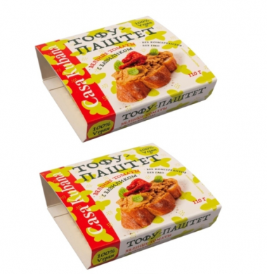 CASA KUBANA Тофу-паштет &quot;Вяленый томат с базиликом&quot; 110г — 65fit