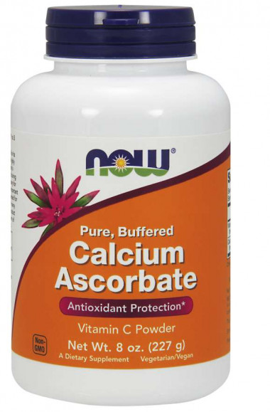 NOW Calcium Ascorbate Powder 227g — 65fit