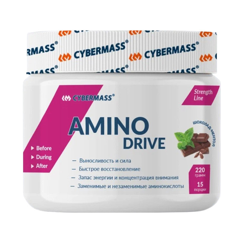 #Cybermass Amino Drive 220g Шоколад ментол фото 1 — 65fit