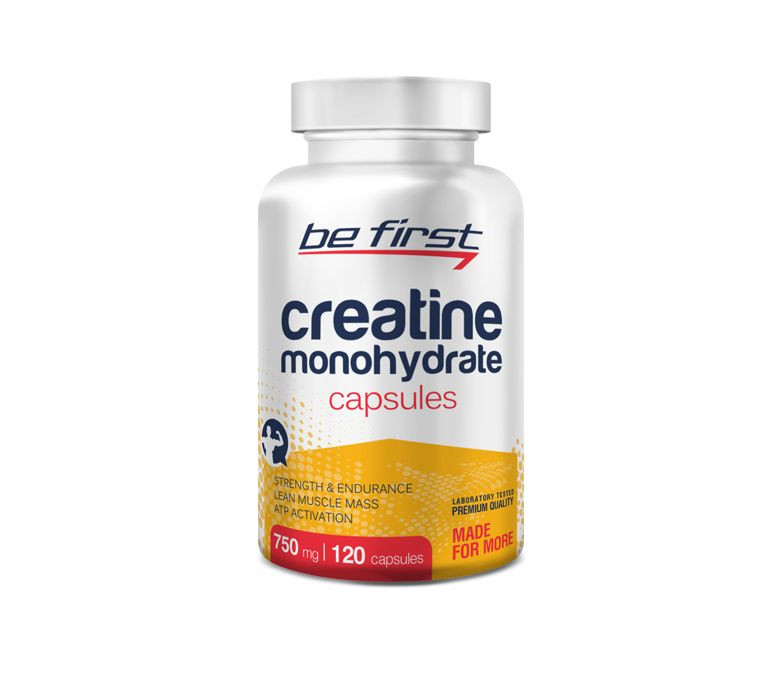 Creatine monohydrate 120капс, BE FIRST фото 1 — 65fit