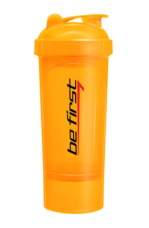 Спортивный шейкер оранжевый 350мл, BE FIRST — 65fit