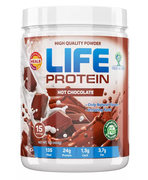 Life Protein Hot chocolate 454g, Tree of life фото 1 — 65fit