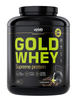 VPLAB GOLD WHEY Протеин сывороточный "Шоколад" банка 2,3кг фото 1 &mdash; 65fit