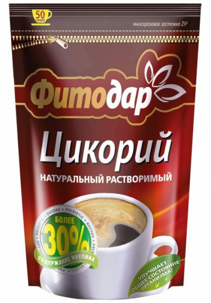 Цикорий натуральный раств. 200гр С/Б Фитодар фото 1 — 65fit